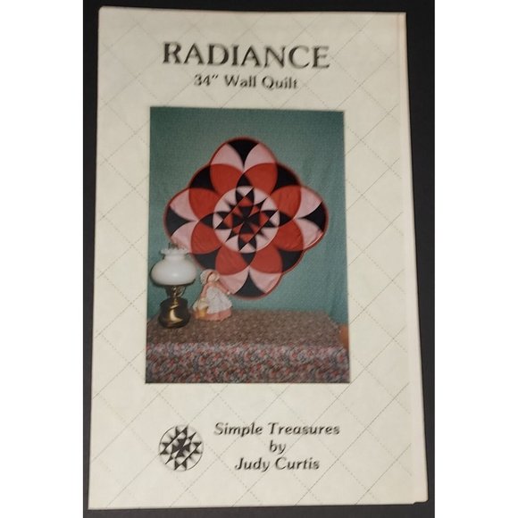 Quilt Pattern  "Radiance " by Judy Curtis for Simple Treasures©1985 Wall Hanging - Picture 2 of 3
